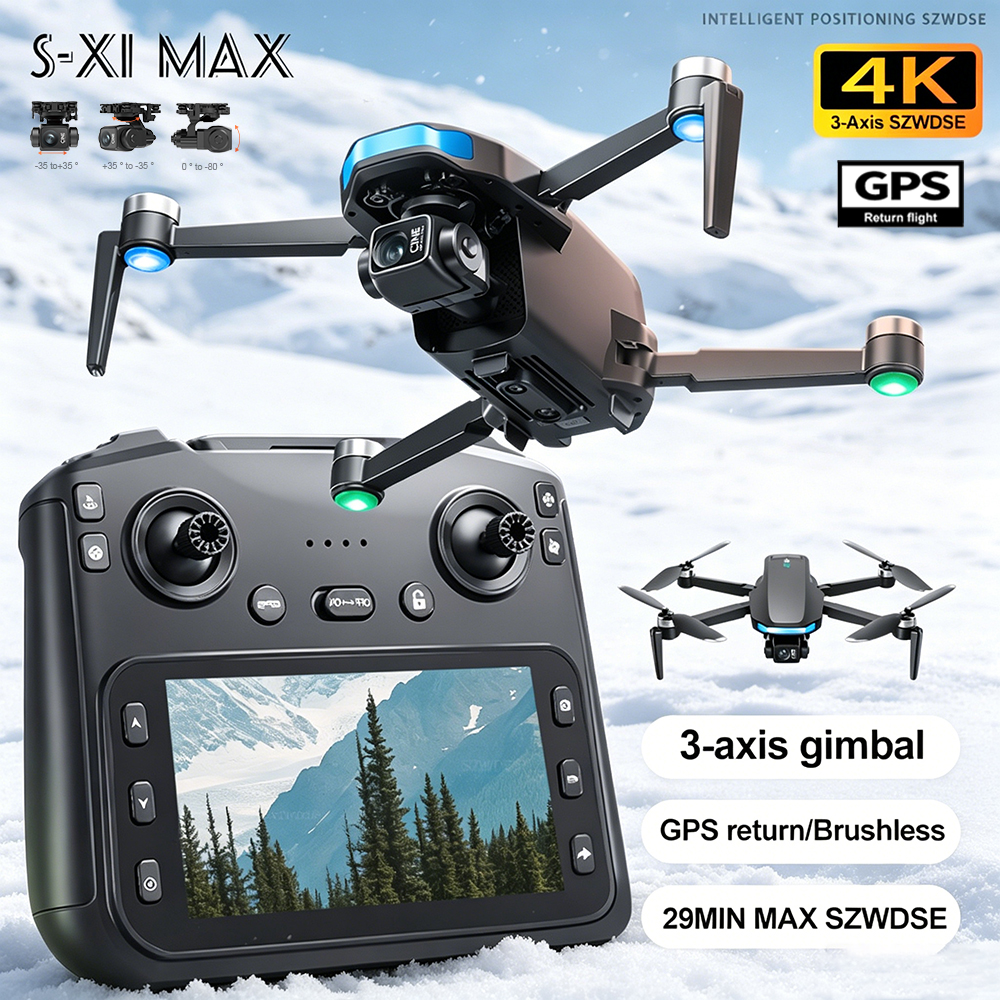 Drone Multispectral - New S-X1 MAX Drone GPS 8K
