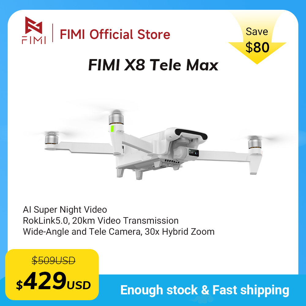 FIMI X8 Tele Max new drone Wid - Drone Thermal Imaging บทวิจารณ์และราคา