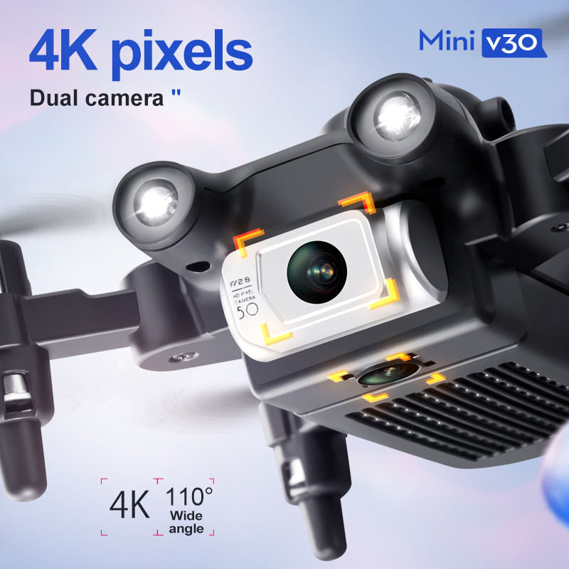 Mini V30 WiFi FPV Drone With 4 - Drone Aerial Photography บทวิจารณ์และราคา