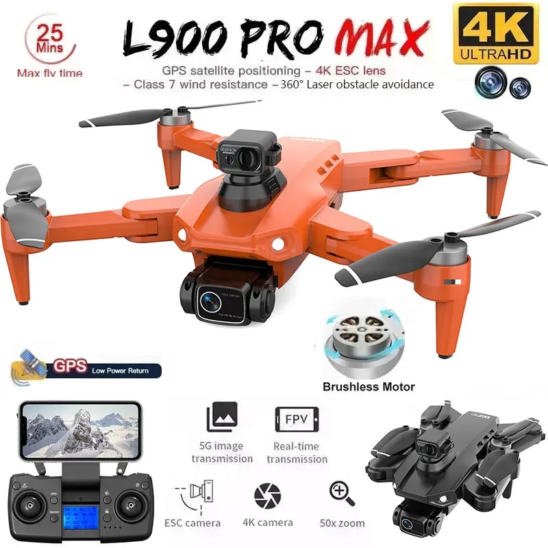 L900 Pro MAX GPS Drone 4K Prof - Drone Multispectral บทวิจารณ์และราคา