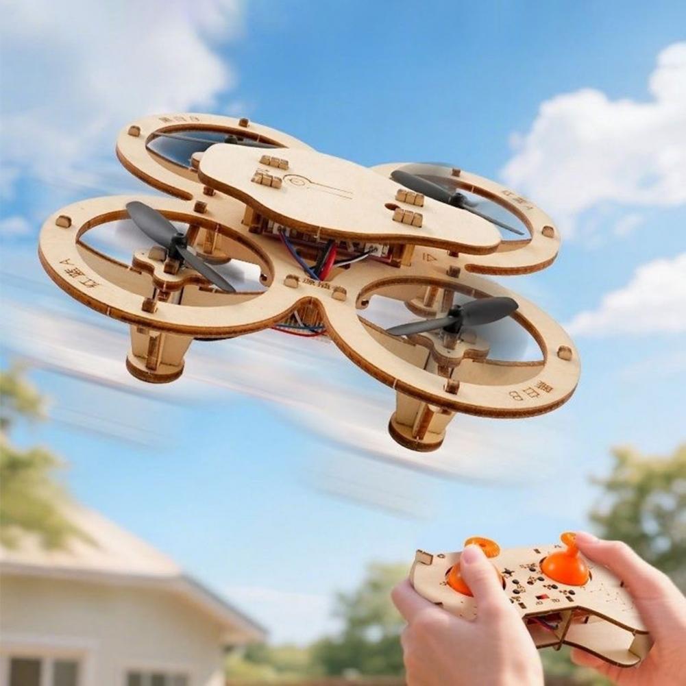 Rc Drone Toy Wooden Drone Puzz - Drone Aerial Photography บทวิจารณ์และราคา