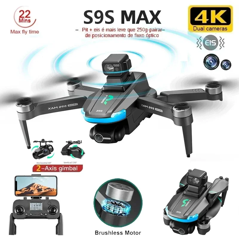 NEW S9S MAX MINI Drone 4K 2-Ax - Drone Mapping บทวิจารณ์และราคา