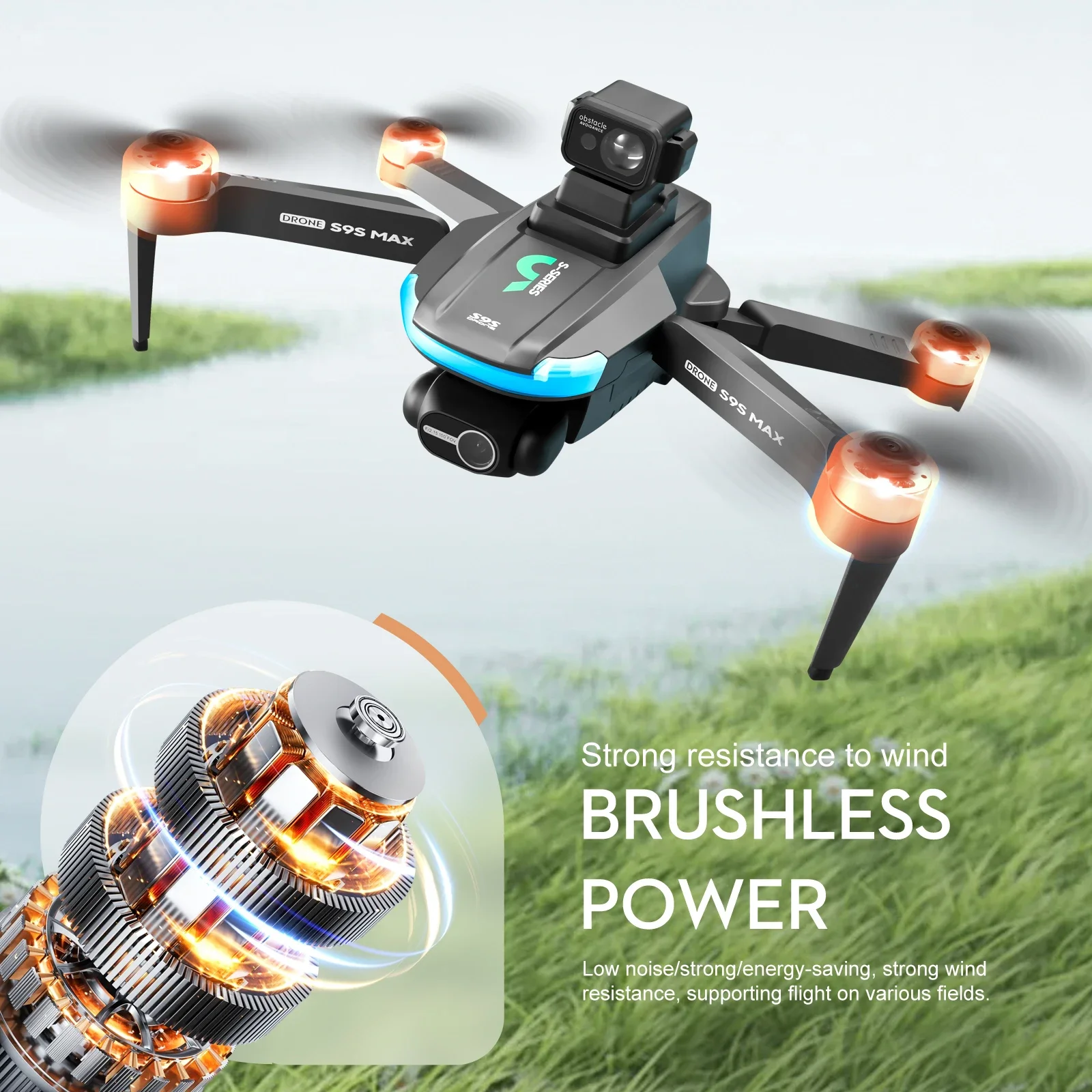 NEW S9S MAX MINI Drone 4K 2-Ax - Drone Mapping บทวิจารณ์และราคา