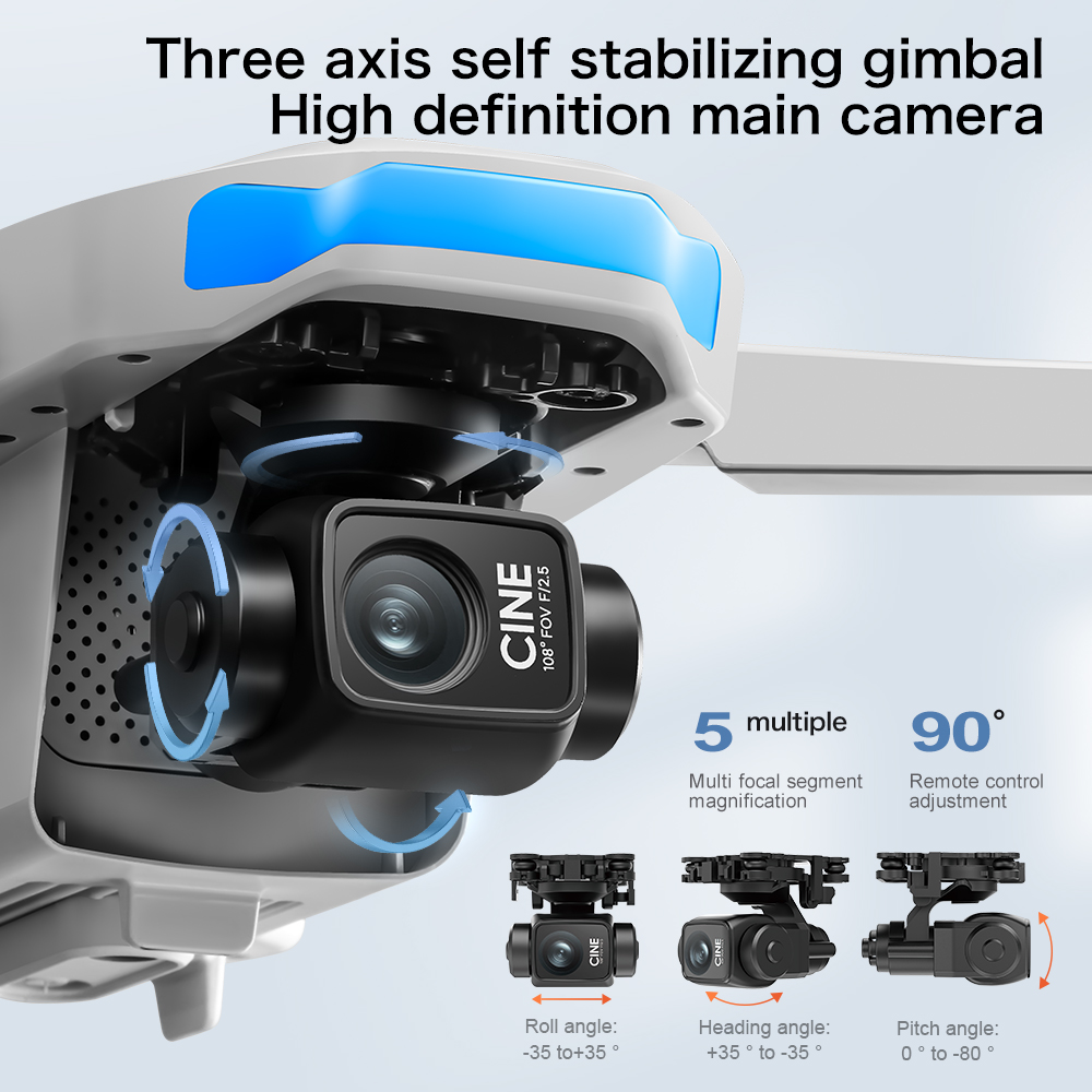 S-X1 MAX GPS Drone with 3-Axis - Drone Multispectral บทวิจารณ์และราคา