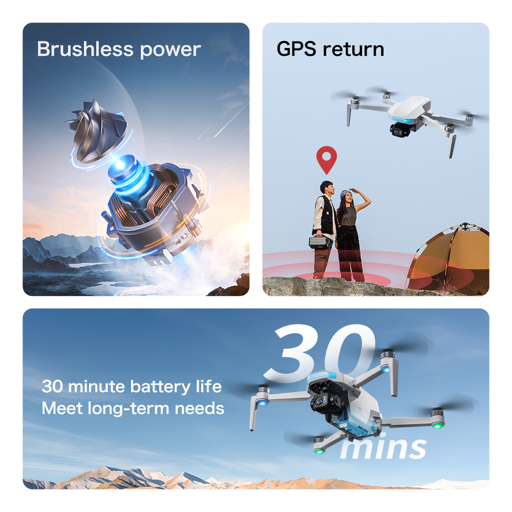 S-X1 MAX GPS Drone with 3-Axis - Drone Multispectral บทวิจารณ์และราคา