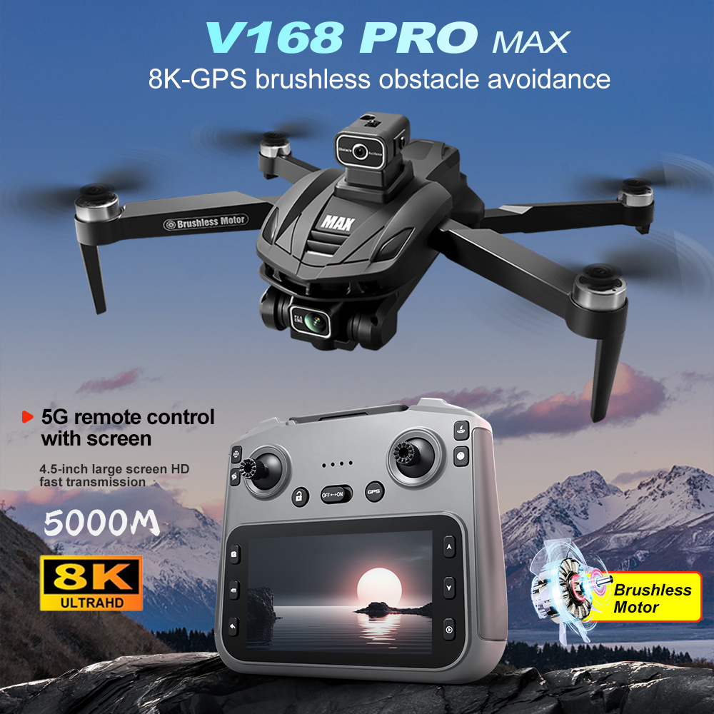 V168 PRO Max GPS Drone 8K Prof - Drone Multispectral บทวิจารณ์และราคา