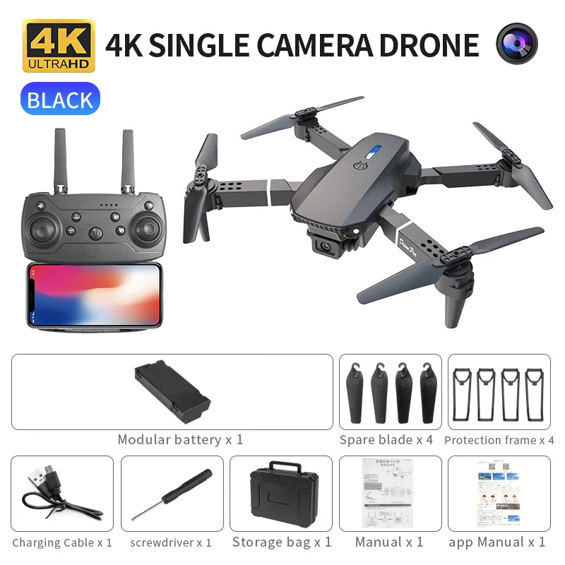 E88 ProIntelligent Folding Dro - Drone Aerial Photography บทวิจารณ์และราคา