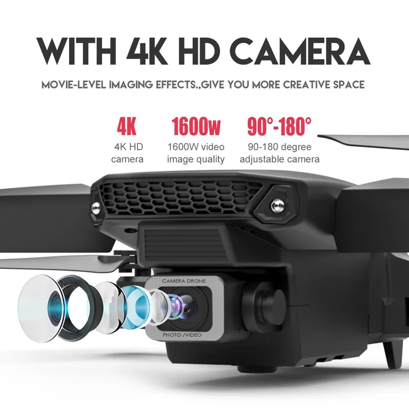 E88 ProIntelligent Folding Dro - Drone Aerial Photography บทวิจารณ์และราคา