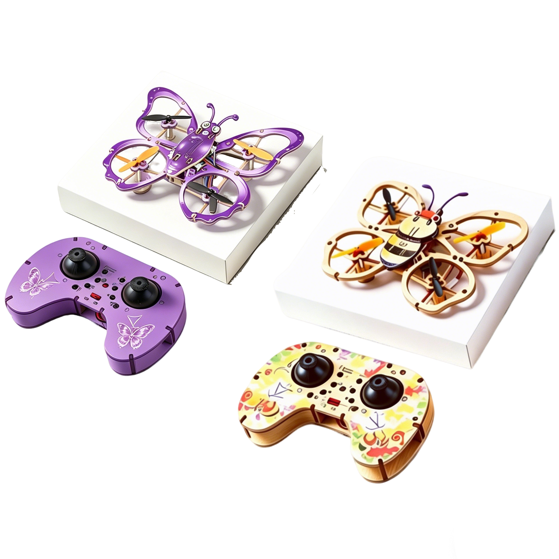 2026 New Wooden DIY Assembled  - Drone Aerial Photography บทวิจารณ์และราคา