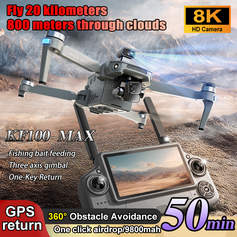 SJRC KF100 MAX 8K UHD Photo HD - Drone Photogrammetry บทวิจารณ์และราคา