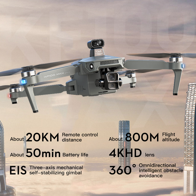 SJRC KF100 MAX 8K UHD Photo HD - Drone Photogrammetry บทวิจารณ์และราคา
