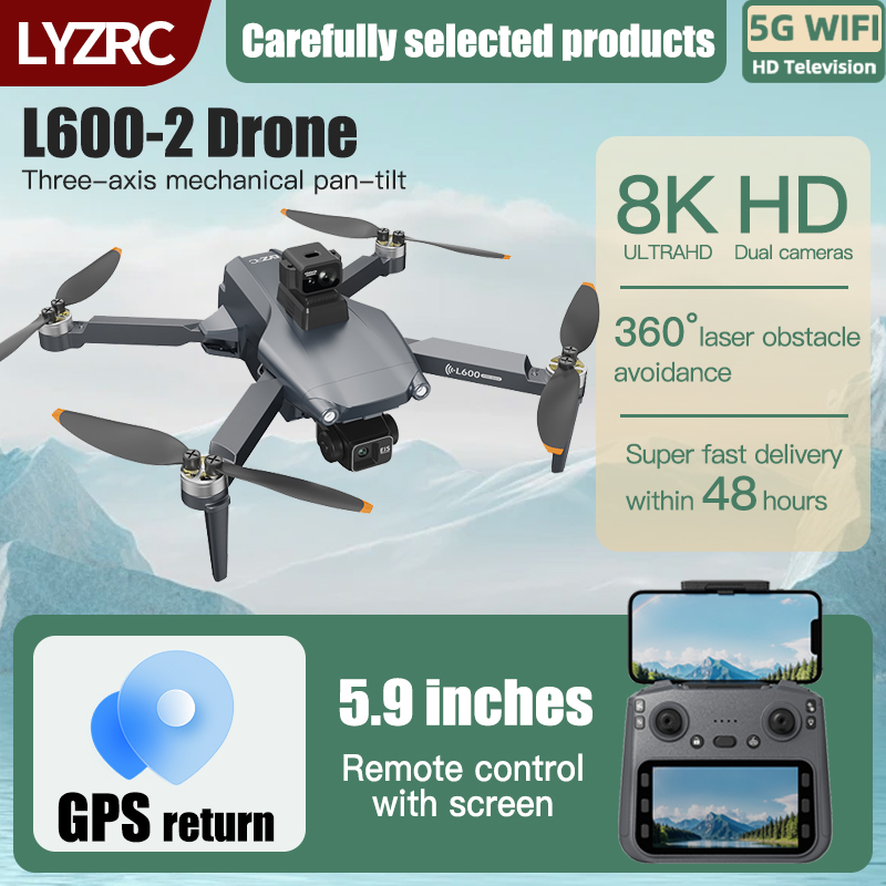 LYZRC L600-2 MAX GPS Drone 3-A - Drone Multispectral บทวิจารณ์และราคา