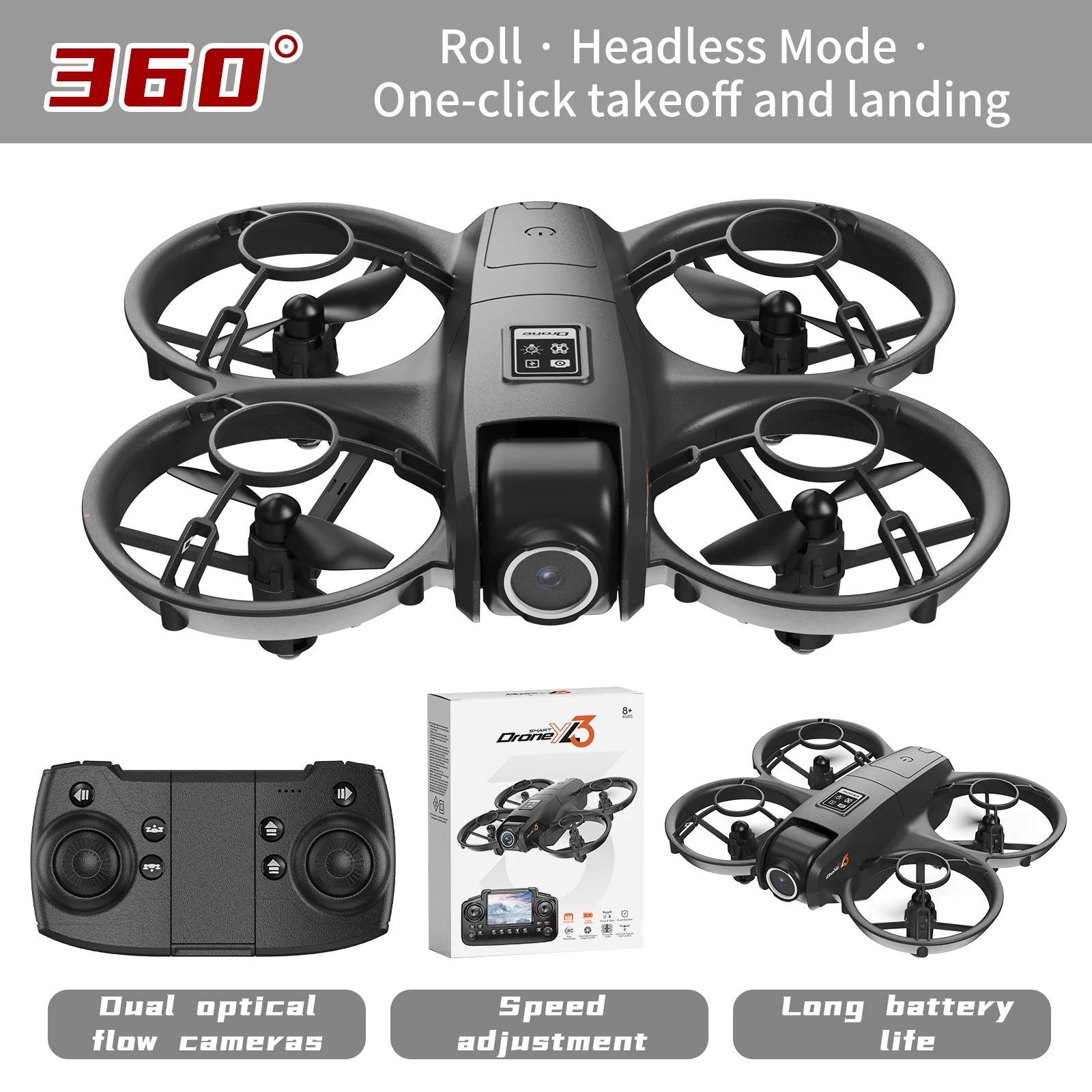 New YL3 RC Drone 8K 1080P Wide - Drone Multispectral บทวิจารณ์และราคา