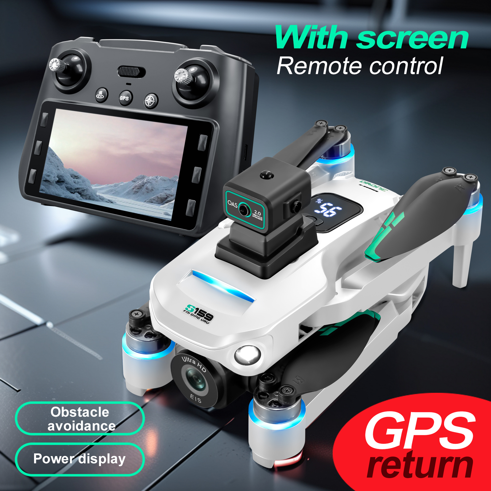 S159 GPS Drone 4K Profesional  - Drone Mapping บทวิจารณ์และราคา